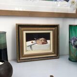 painting, still life, oil painting