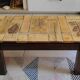 Coffee table signed by Roger Capron