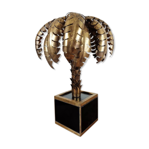 Lampe de table palmier des années