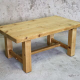 Solid pine coffee table
