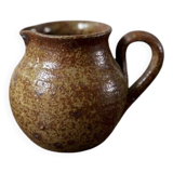 Vintage pyrite stoneware pitcher from the 70s