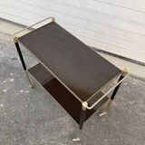 Golden vintage rolling table