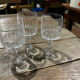 Set of 8 Vendome crystal glasses