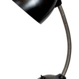 Vintage Brown Bakelite Gooseneck Table Lamp, 1950s
