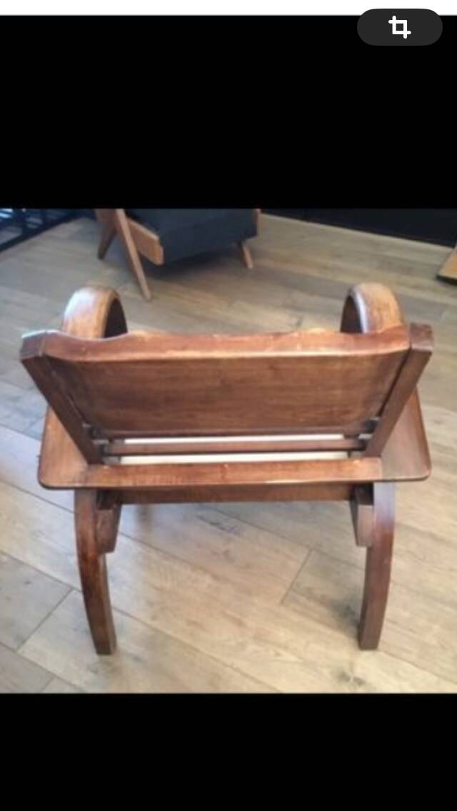 Colonial style armchair