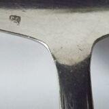 Silver metal boiling spoon