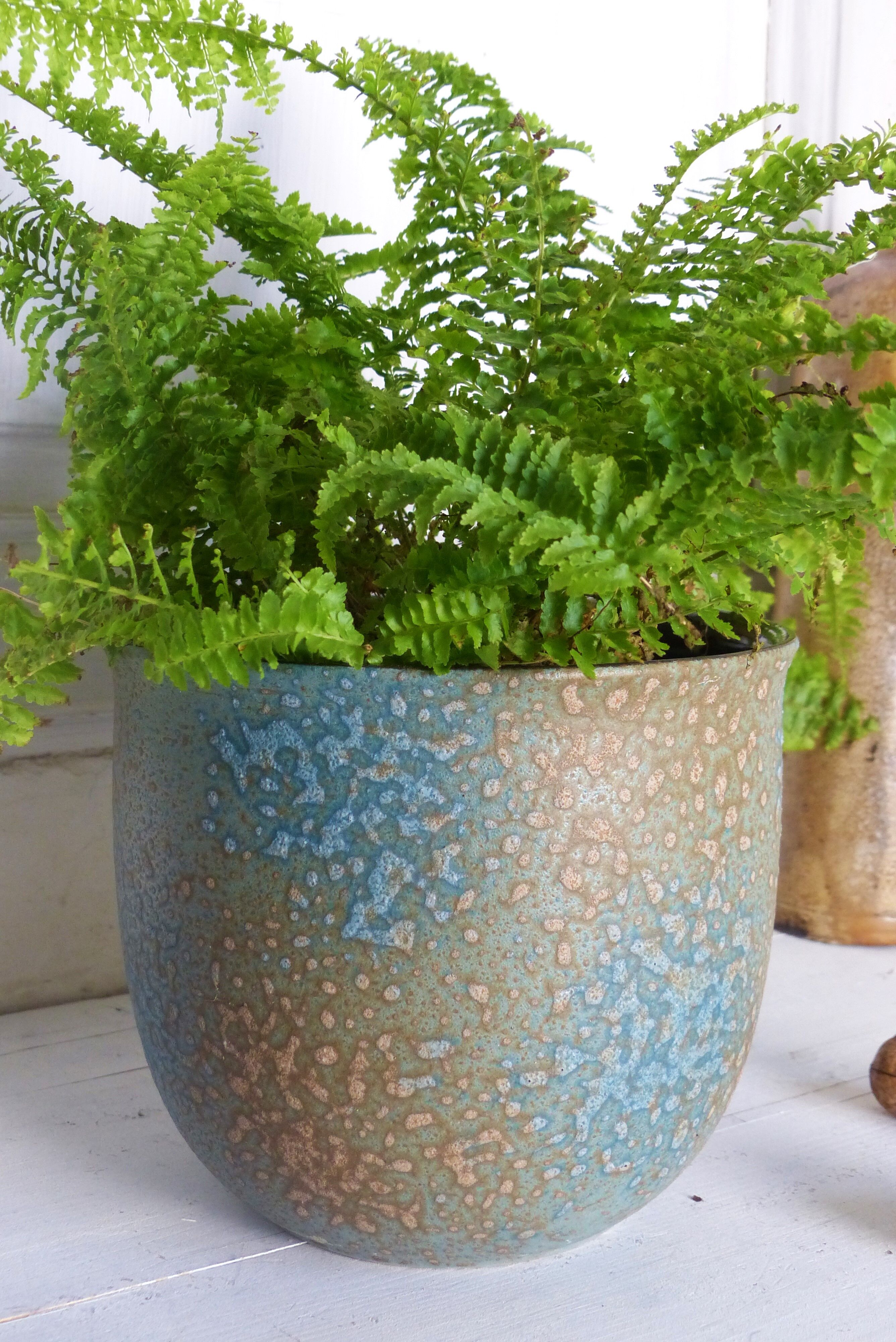 West Germany vintage ceramic pot cover