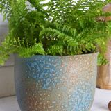 West Germany vintage ceramic pot cover