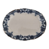 Christchurch New Zealand porcelain bowl with midnight blue decor and gold edging