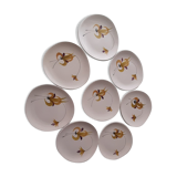 Lot dessert plates MBFA Pornic