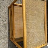 Low rattan furniture