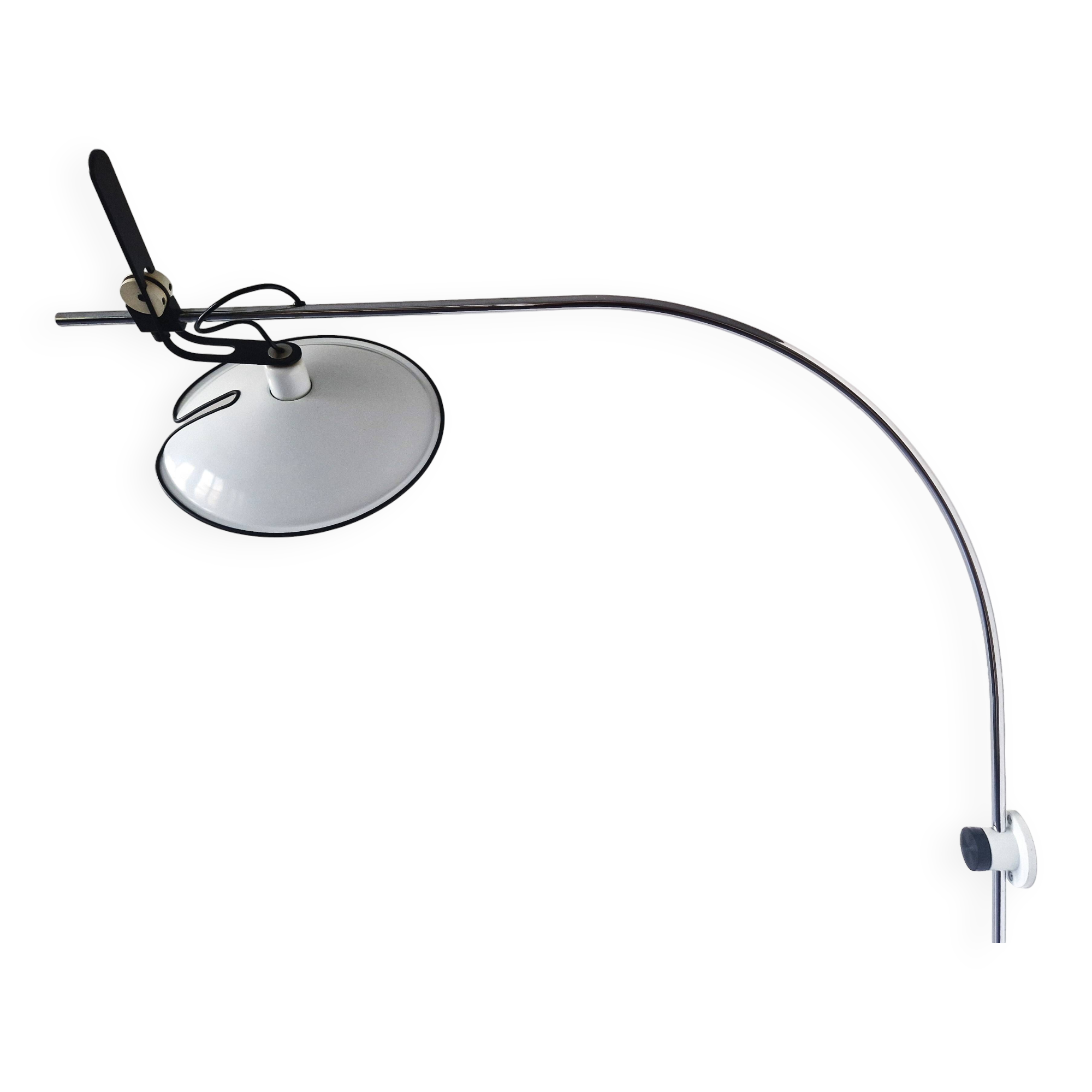 Rare adjustable wall lamp by Lella Montecroci & Marco De Carli for Arrelam, Italy 1970's