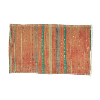 Anatolian handmade kilim rug 262 cm x 152 cm