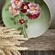 Faience bouquet plate, thoughts