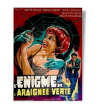 Affiche cinéma originale de 1960.Horreur fantastique.Lithographie.Enigme de l'araignée verte