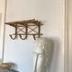 Bamboo coat rack shelf