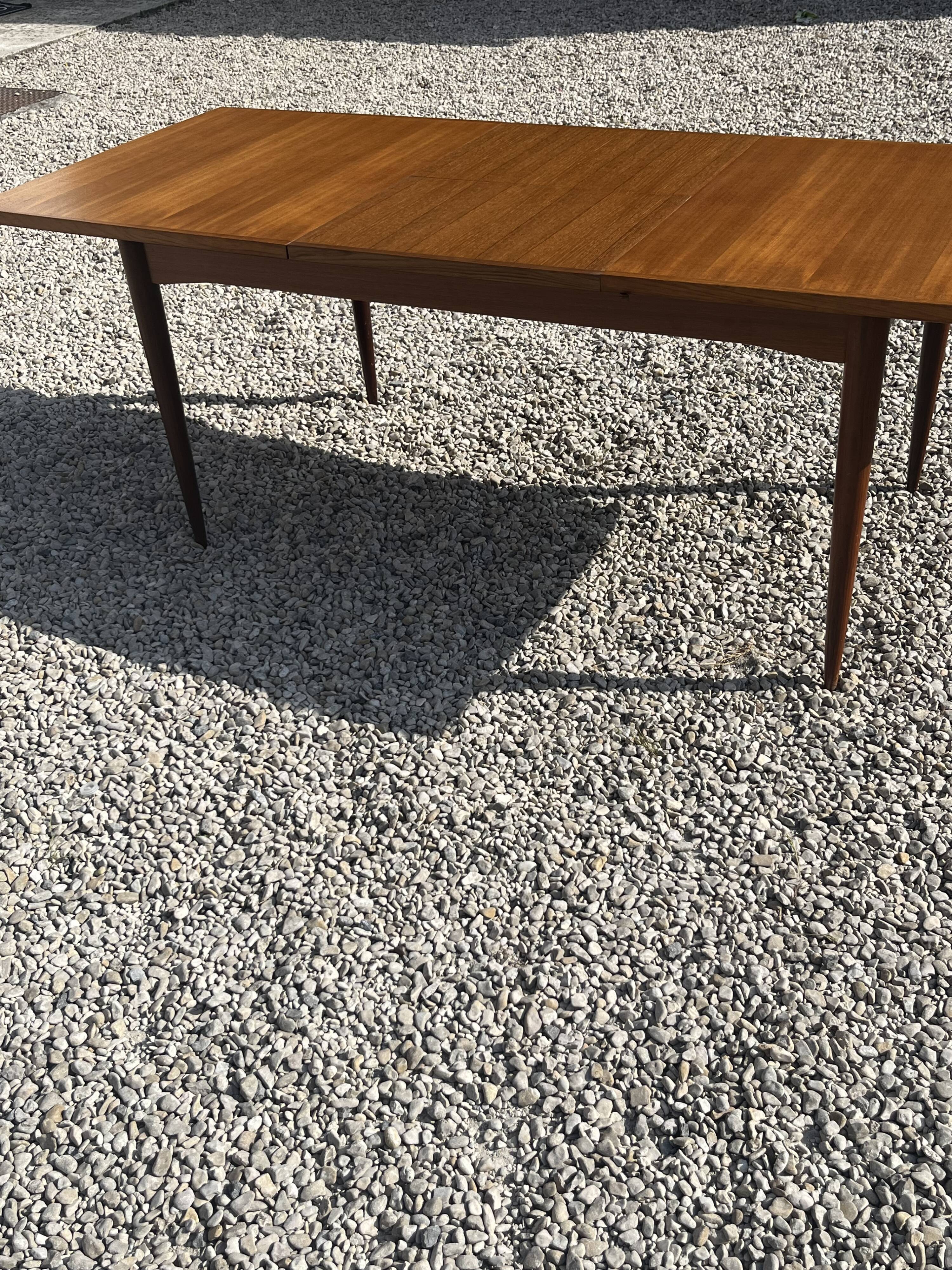 Scandinavian teak dining table