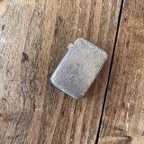 Pyrogène ancien, boîte à feu, porte allumettes en argent massif