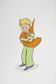 Antoine de Saint-Exupéry: The Little Prince cuddles the Fox - Lithograph