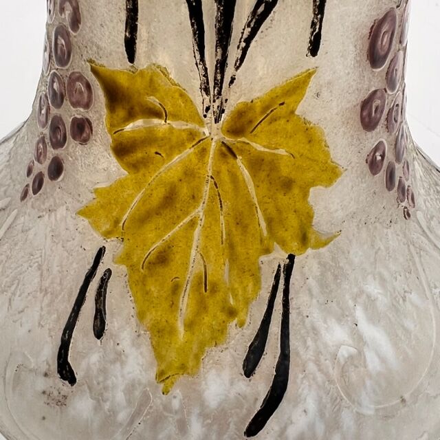 Vase en pâte de verre Legras