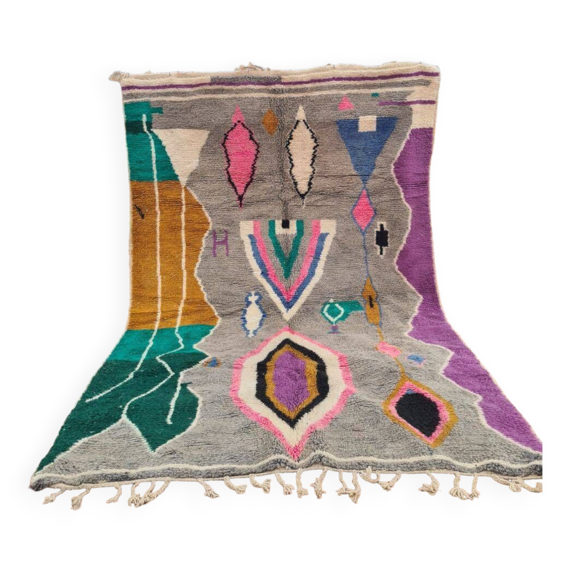 Handmade Berber wool BOUJAAD rug 300X200 cm