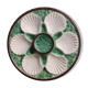 Vintage French Oyster Plate in Majolica