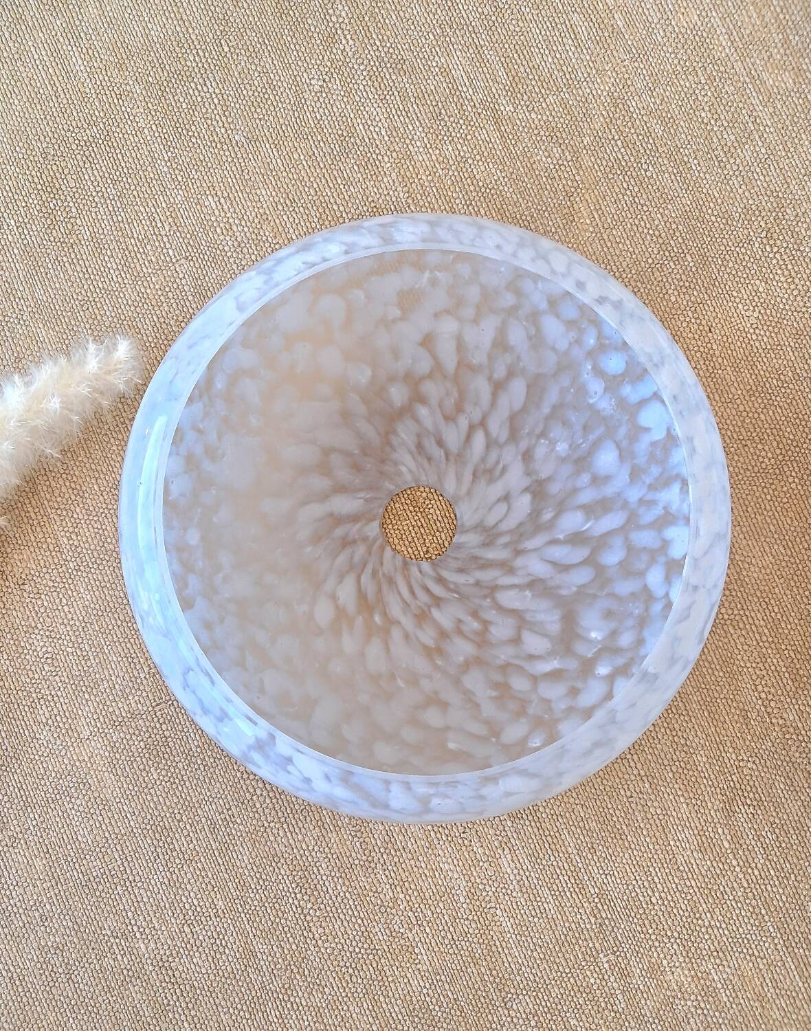 Clichy glass globe lampshade