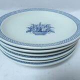 Assiettes creuses Sarreguemines Vieux-Delft