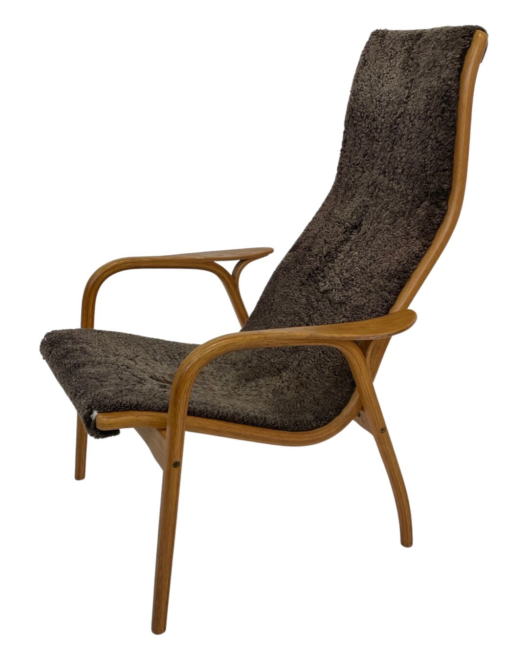 Vintage Swedish lamino armchair Yngve Ekstrom Design