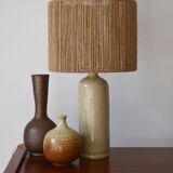 Rope and sandstone lamp
