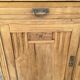 Two-body oak sideboard from the 1940s; stripped