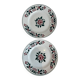 Deux assiettes plates Villeroy & Boch