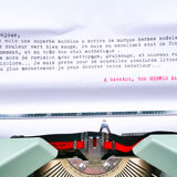 Baby hermes typewriter