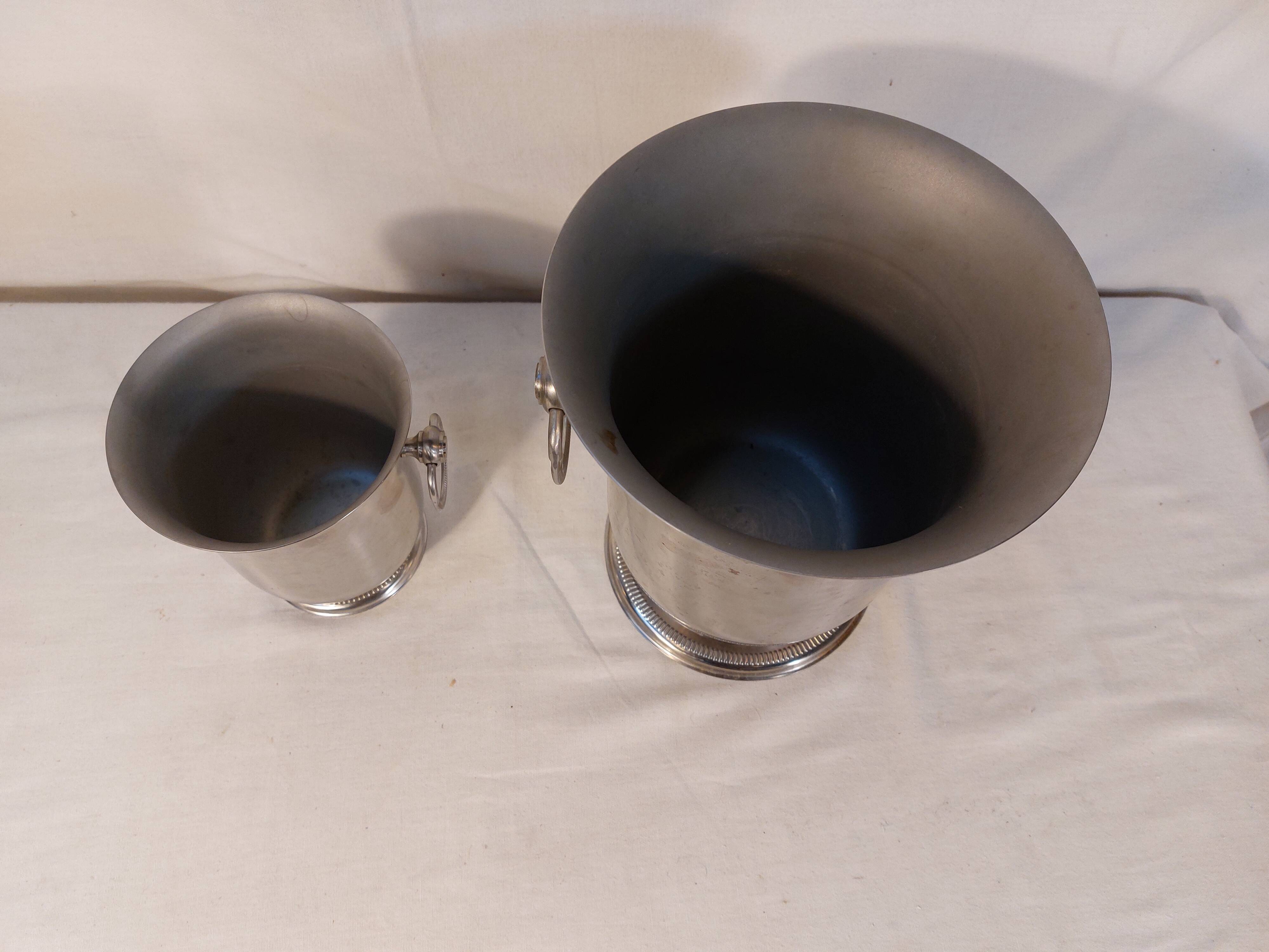 Jean Couzon Silverware Set - Champagne Bucket + Ice Bucket