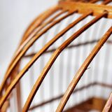 Vintage Chinese Bamboo Decorative Bird Cage