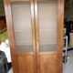 Cabinet old type pharmacy two wooden doors granitées