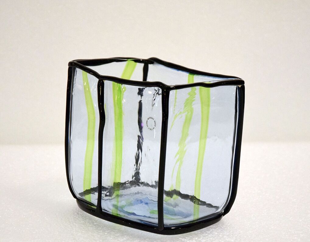 Fulvio Bianconi for Venini, Epipedos vase, 1990s