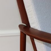 Pair of vintage Scandinavian teak armchairs from the 1960s.