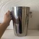 Vintage stainless steel champagne bucket
