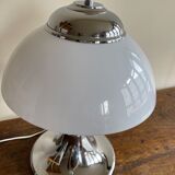 Lampe champignon chromée space age