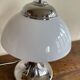 Chrome mushroom lamp space age