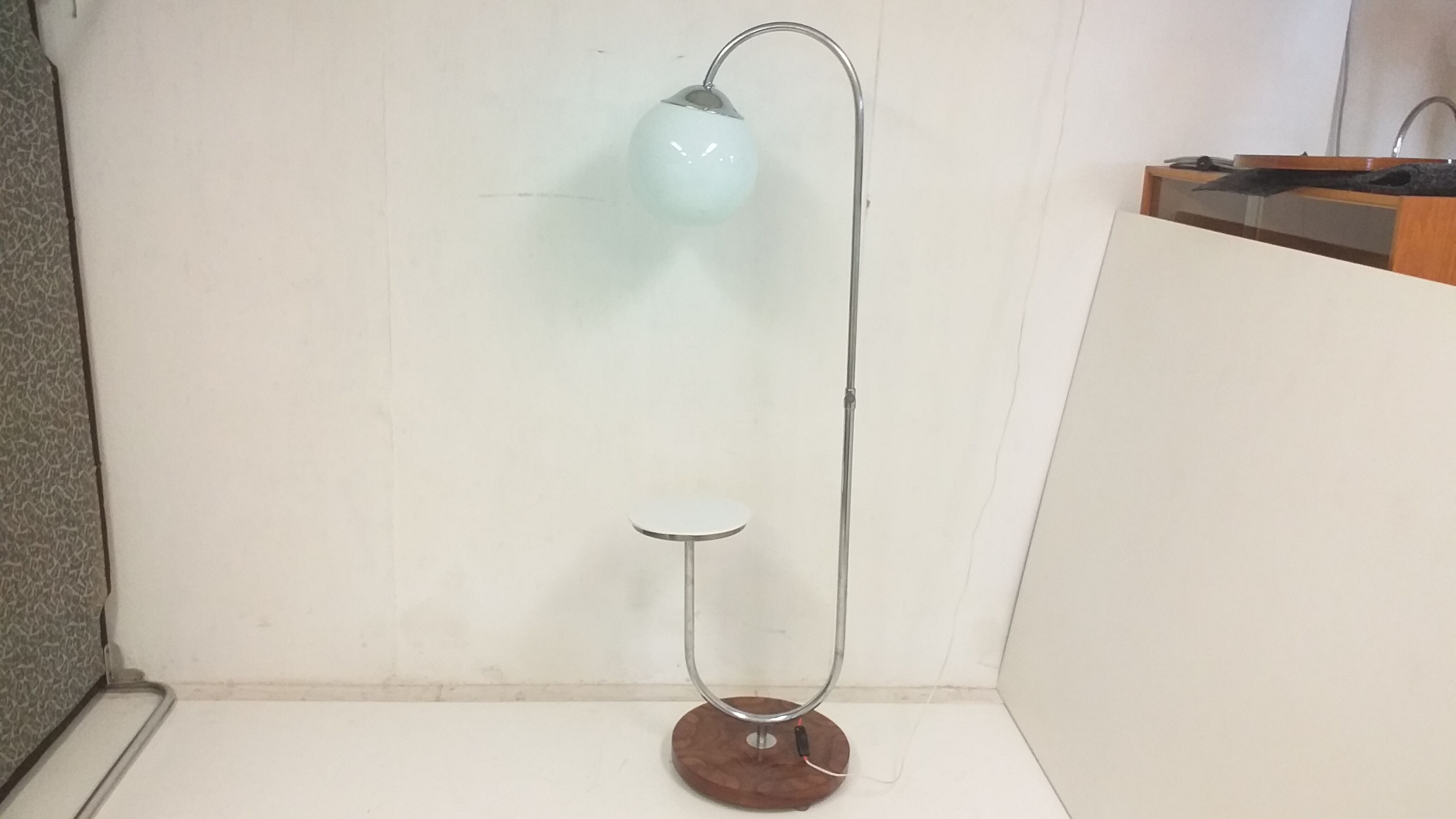 1920 Floor lamp Halabala, Functionalism, Czechoslovakia