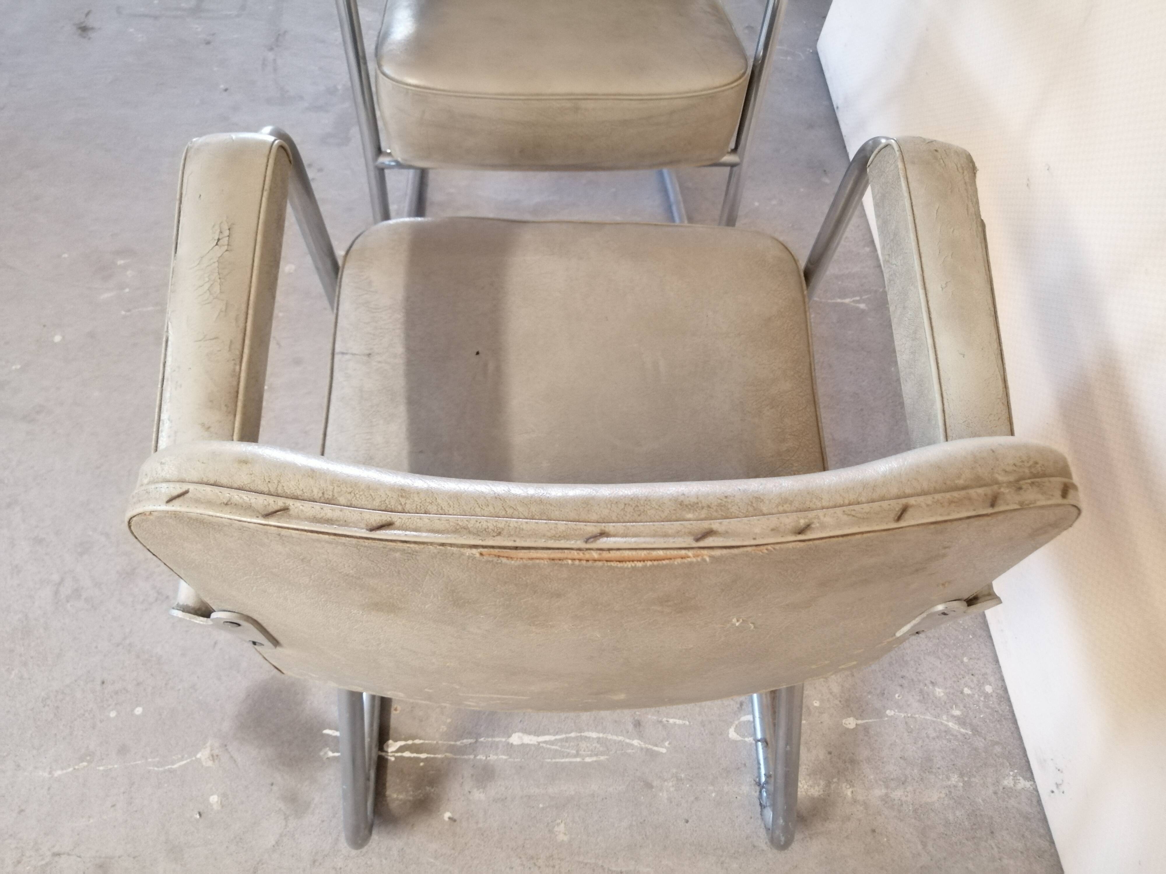 Pair of office chairs 60s