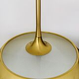 Breathtaking Brass Pendant Lamp with Counterweight by Florian Schulz