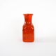 Red ceramic vase, Italian design, 1960s, made in Italy
