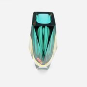 Flavio Poli vase for Seguso - Sommerso - Murano Green & Amber - 1960