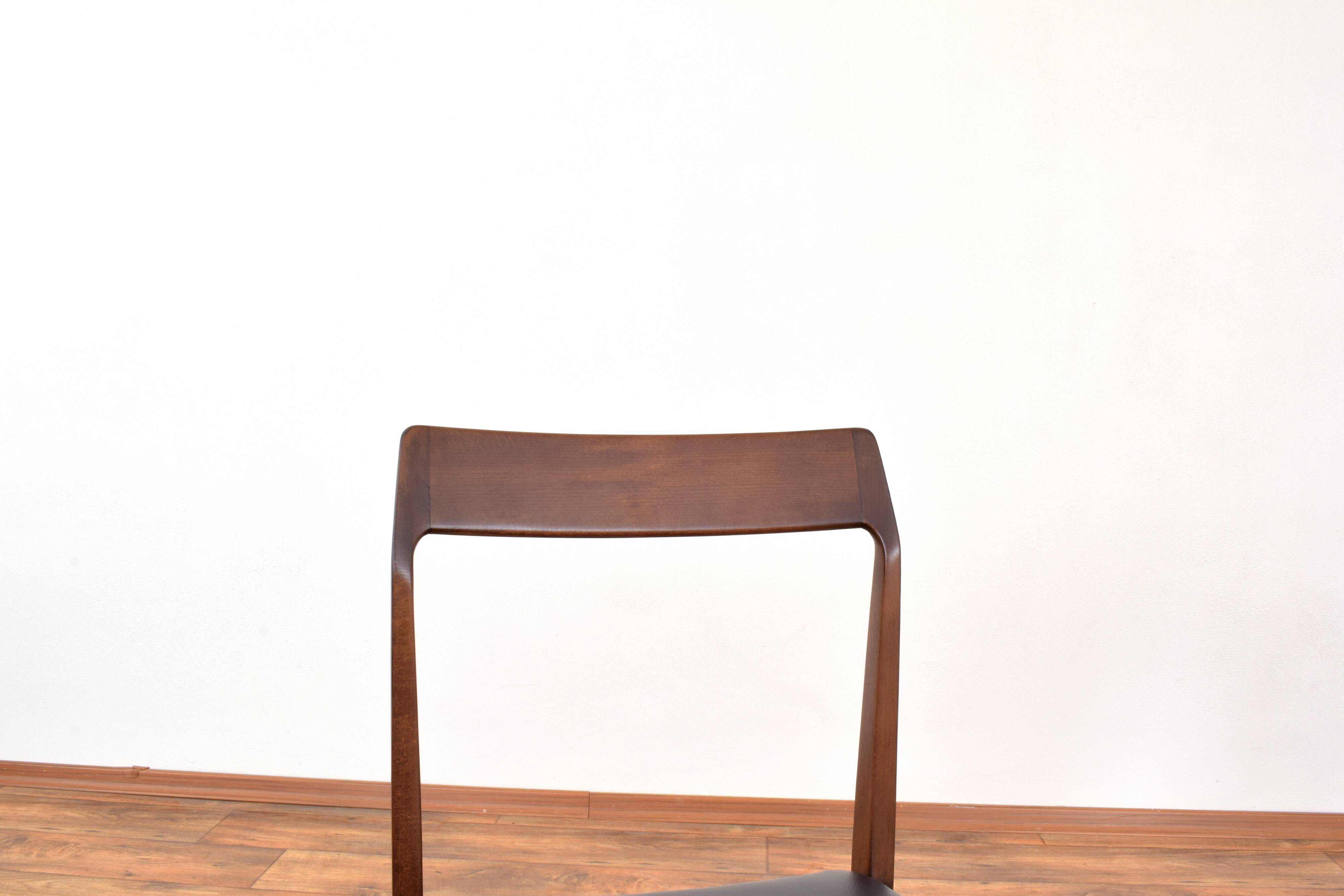 Mid-Century Polish Dining Chairs by E. Homa, 1960s, Set of 4