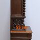 Narrow Oak Display Cabinet, Louis XIII style – Late 19th century