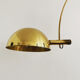Mid-Century Modern brass BOCA arc lamp by Florian Schulz