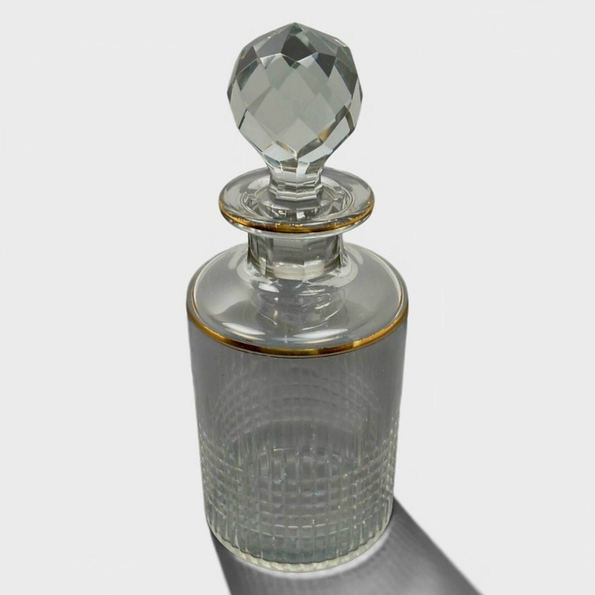 Pair of crystal perfume bottles - Circa 1930
